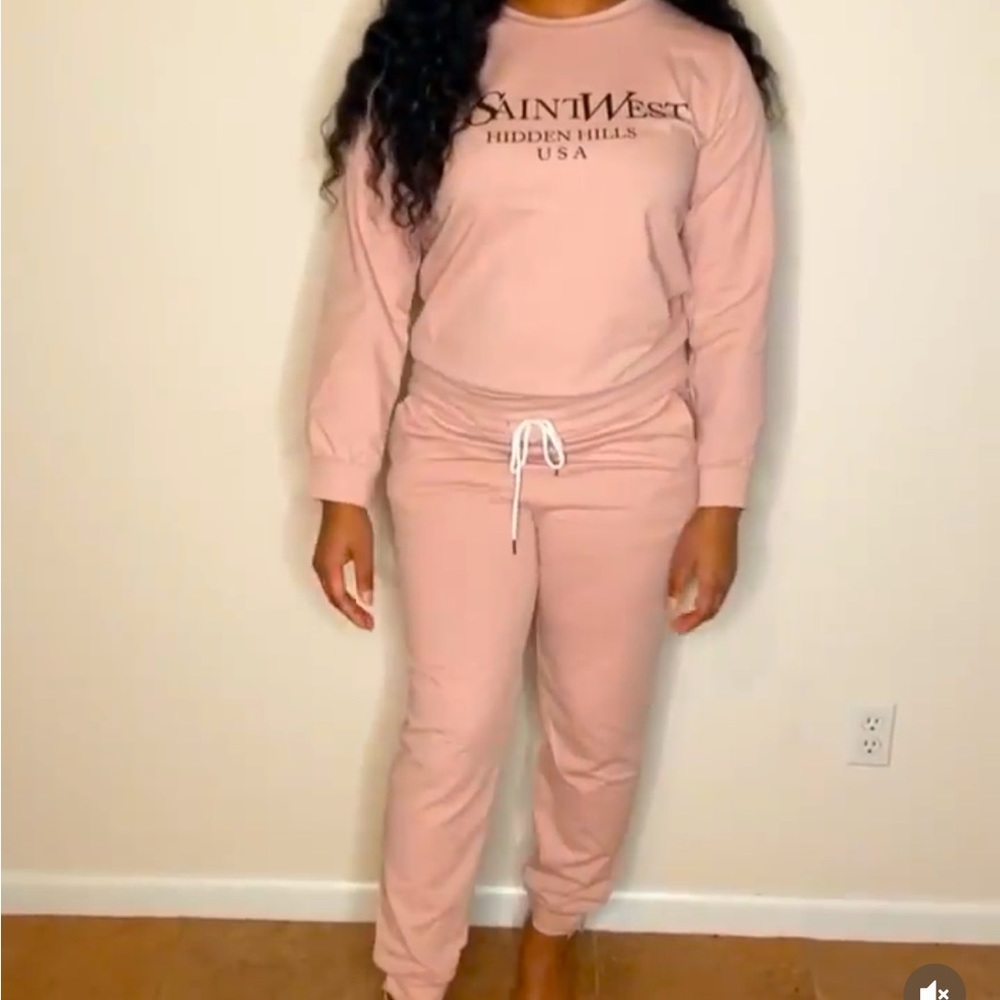 Saint West Two Piece Sweat Suit